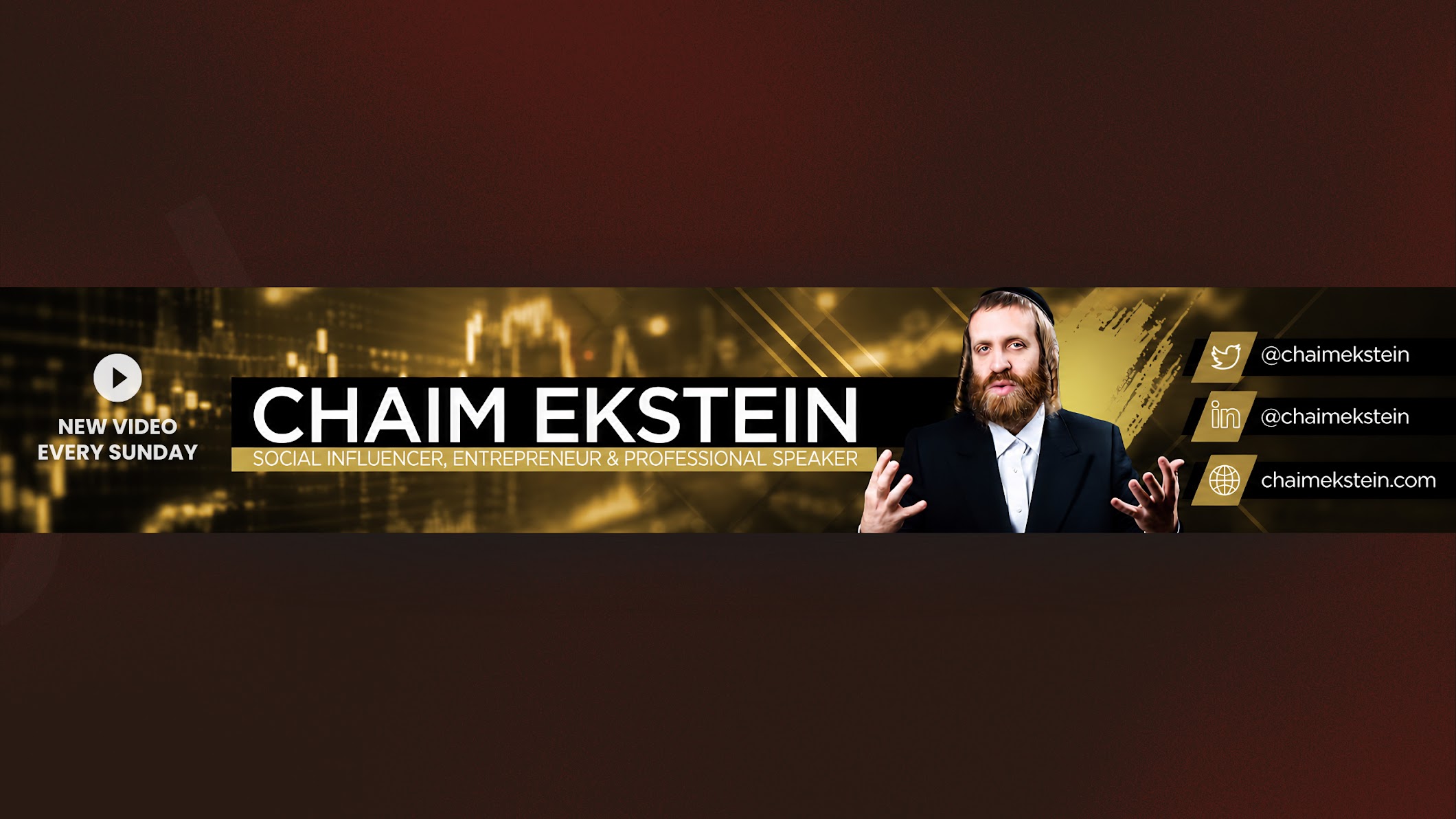 Chaim Ekstein | Git Gelt Podcast banner